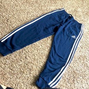 Kids Adidas Blue Joggers